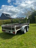 Geremde aanhangwagen dubbelas 2000kg 300 X 150CM, Auto diversen, Aanhangers en Bagagewagens, Ophalen of Verzenden, Zo goed als nieuw