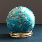 Sphère en pierre. 8,5 cm. 730 g., Collections, Minéraux & Fossiles, Enlèvement ou Envoi