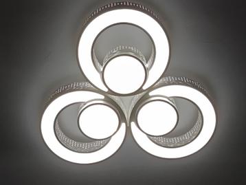 MEERKLEURIGE LED-PLAFONDLAMP + AFSTANDSBEDIENING NIEUW beschikbaar voor biedingen