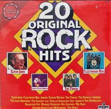 vinyl: 20 ORIGINAL ROCK HITS  beschikbaar voor biedingen