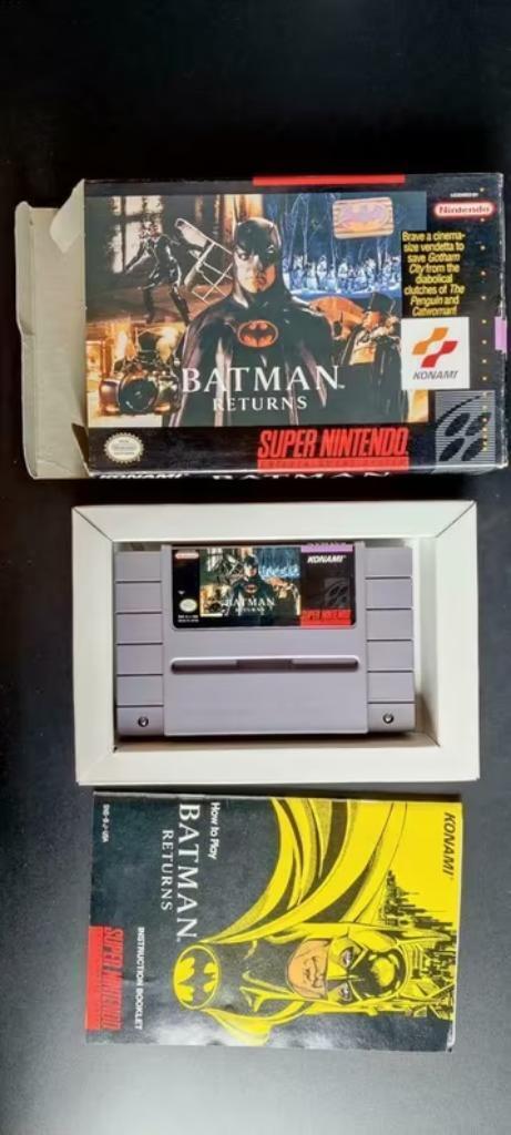 SNES Batman Returns (US), Consoles de jeu & Jeux vidéo, Jeux | Nintendo Super NES, Utilisé, Combat, 1 joueur, Enlèvement ou Envoi