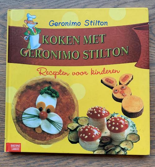 Koken met Geronimo Stilton: recepten voor kinderen, Livres, Livres de cuisine, Comme neuf, Entrées et Soupes, Plat principal, Tapas, Snacks et Dim Sum