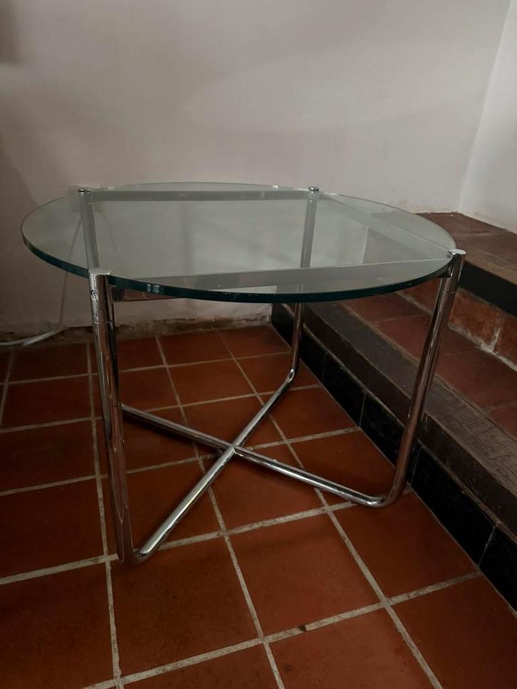 Ludwig Mies van der Rohe bijzettafel voor het merk Knol, Huis en Inrichting, Tafels | Bijzettafels, Zo goed als nieuw, Ophalen