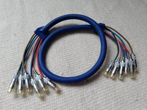 Oehlbach Blue Magic 5.1 surround RCA interlink kabel 1m, Audio, Tv en Foto, Audiokabels en Televisiekabels, Zo goed als nieuw