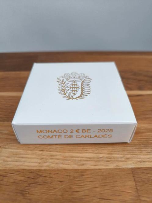 2 euro herdenkingsmunt Monaco 2025 (2 exemplaren), Postzegels en Munten, Munten | Europa | Euromunten, 2 euro, Monaco, Ophalen