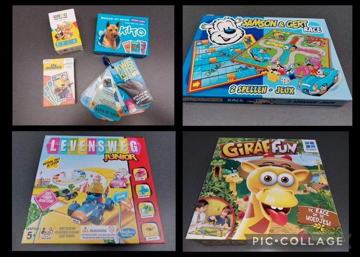 Gezelschapsspel kind levensweg giraf kaartspel spelletjes, Hobby en Vrije tijd, Gezelschapsspellen | Overige, Zo goed als nieuw