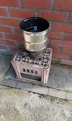 Schoorsteenkap, Ophalen, Inox