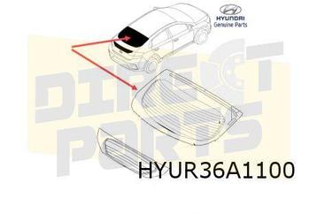 Hyundai Ioniq (10/16-9/19) achterruit (tinted) Origineel! 87 beschikbaar voor biedingen