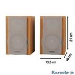 HITACHI Stereo Luidsprekerset 4 inch 2-weg 2x 30 Watt, Ophalen of Verzenden, Nieuw