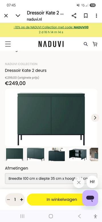 Nieuwe kast enkel uit de doos gehaald voor de foto´s beschikbaar voor biedingen