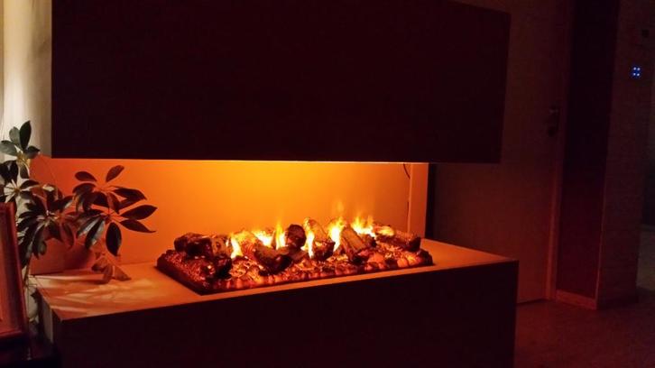 Sfeerhaard Dimplex- Faber optimyst, Huis en Inrichting, Haarden, Zo goed als nieuw, Elektrische haard, Ophalen