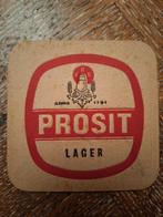 Oud bierviltje Prosit lager bier, Ophalen of Verzenden, Zo goed als nieuw