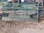 Dubbele poort, Tuin en Terras, Tuinhekken en Hekwerk, Ophalen, Gebruikt, IJzer