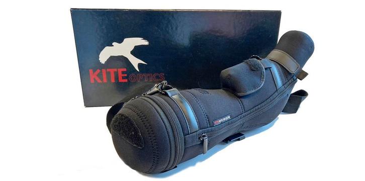 Telescoop Kite en Swarovski occulair en beschermhoes, Audio, Tv en Foto, Optische apparatuur | Verrekijkers, Zo goed als nieuw