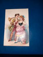 belle lithographie chromo ancienne, Enlèvement ou Envoi, Avant 1940, Gravure, Costume traditionnel
