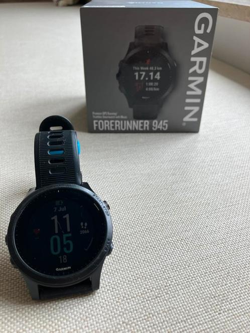RESERVED - Garmin Forerunner 945 – Uitstekende staat – 250 €, Handtassen en Accessoires, Sporthorloges, Zo goed als nieuw, GPS