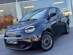 Fiat 500 500e 42kWh ICON / CARPLAY / GPS / CAMERA / PANO, Automaat, 4 zetels, Stof, Zwart