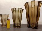 trio de vases en verre années 30., Enlèvement ou Envoi