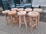 Echte TEAK houten barkrukken 70cm x 32cm! 3 PIKKEL EN NIEUW, Ophalen, Zo goed als nieuw