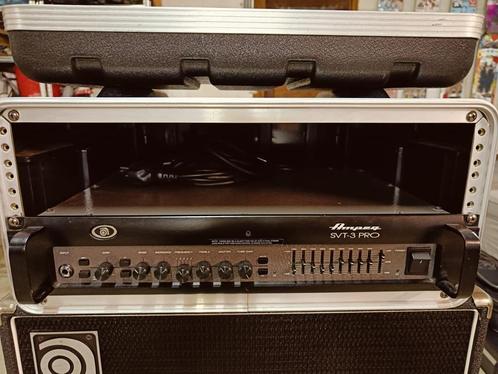 Ampeg SVT-3 PRO (+ Case) + Ampeg SVT-410HLF, Muziek en Instrumenten, Versterkers | Bas en Gitaar, Zo goed als nieuw, Basgitaar
