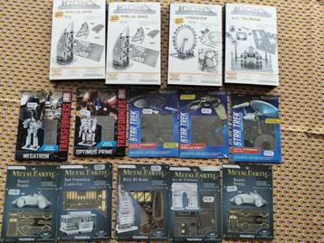 Lot Iconx Metal Earth Metalen modelbouw zonder lijm, Hobby & Loisirs créatifs, Modélisme | Autre, Enlèvement ou Envoi, Neuf, 1:144 ou moins