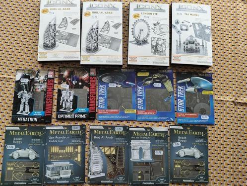 Lot Iconx Metal Earth Metalen modelbouw zonder lijm, Hobby en Vrije tijd, Modelbouw | Overige, Nieuw, 1:144 of kleiner, Ophalen of Verzenden
