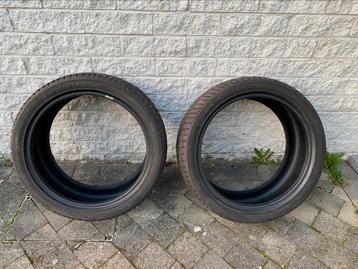 2 pneus hiver 245 40R19 Hankook Winter i Cept Evo 2 runflat, Enlèvement ou Envoi, Utilisé, Pneus hiver, Pneu(s)