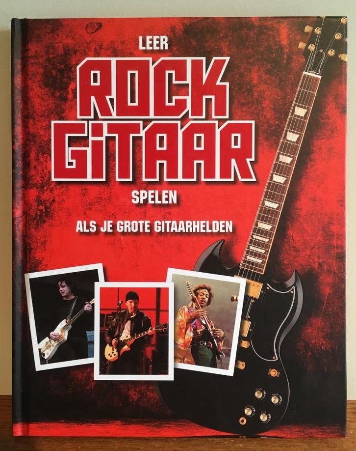 Boek: leer rockgitaar spelen, Boeken, Muziek, Instrument, Ophalen