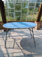 Campingtafel vintage ovaal, Caravans en Kamperen, Ophalen, Zo goed als nieuw, Campingtafel