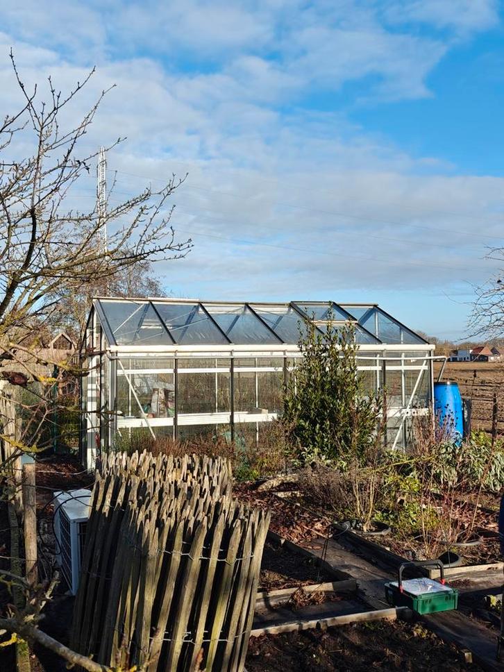 Glazen serre 3m x 6m, Tuin en Terras, Overige Tuin en Terras, Gebruikt, Ophalen