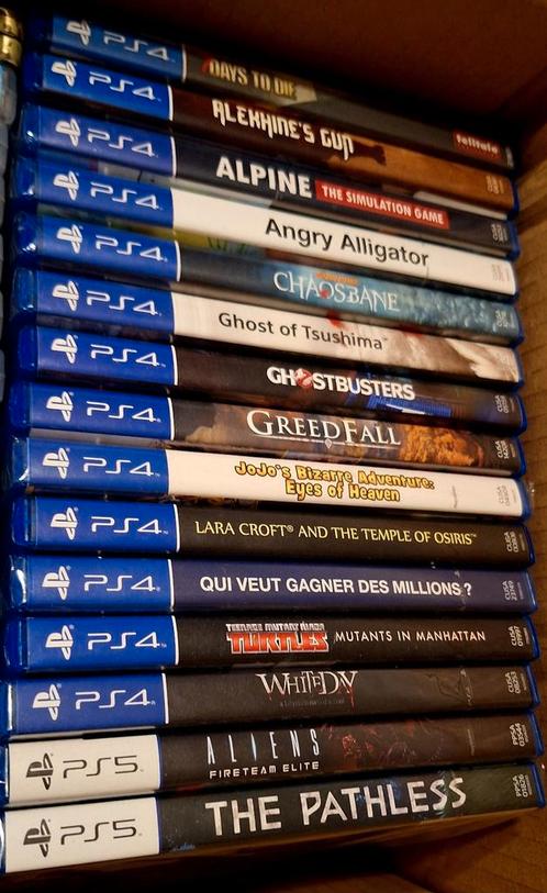 15x PlayStation / 13x PS4-Games en 2x PS5-Games, Games en Spelcomputers, Games | Sony PlayStation 4, Nieuw, Ophalen of Verzenden