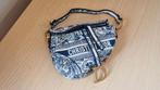 Christian Dior - Saddle cloth handbag, Ophalen of Verzenden, Nieuw, Blauw, Handtas