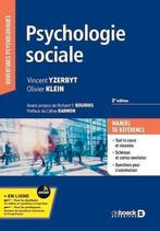 Psychologie sociale de Vincent YZERBYT et Olivier KLEIN, Boeken, Studieboeken en Cursussen, Ophalen, Zo goed als nieuw, Hoger Onderwijs