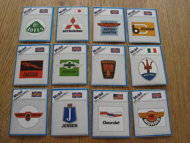 Stickers Automerken Sportwagens Lotus Maserati Aston Martin, Verzamelen, Stickers, Nieuw, Auto of Motor, Ophalen of Verzenden