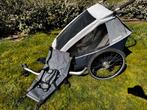 Croozer kid LE for 2 + hangmat + 3 koppelstukken, Fietsen en Brommers, Ophalen, Gebruikt, Opvouwbaar, Croozer