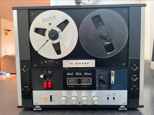 SHARP RD-711D Bandrecorder met speakers., Audio, Tv en Foto, Bandrecorder, Bandrecorder, Ophalen of Verzenden