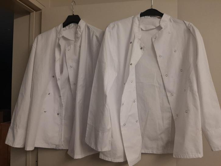 2X Koksvest /koksbuis + petje / haarnetje, Diversen, Schoolbenodigdheden, Zo goed als nieuw, Ophalen