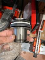 afvoerplug clickwaste met overloop 5/4, Ophalen, Nieuw, Chroom, Wastafel