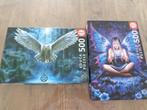 2 Puzzles 500 p. EDUCA  - ANNE STOKES, Ophalen of Verzenden, 500 t/m 1500 stukjes, Gebruikt, Legpuzzel