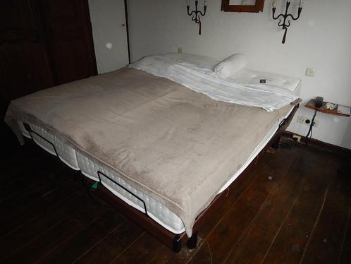 tweepersoon bed, Huis en Inrichting, Slaapkamer | Bedden, Zo goed als nieuw, Tweepersoons, 160 cm, 200 cm, Hout, Overige kleuren