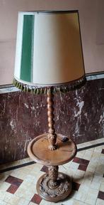 Lampe vintage en bois sur pied, Antiquités & Art, Enlèvement
