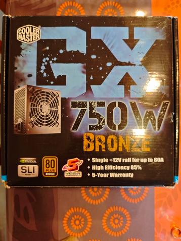 Cooler Master 750-900w modulaire voeding beschikbaar voor biedingen