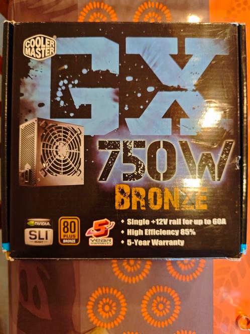 Cooler Master 750-900w modulaire voeding, Computers en Software, Moederborden, Zo goed als nieuw, Ophalen