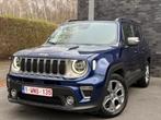 Jeep Renegade 1.3 benzine Euro6 met maar 8000km, Auto's, Jeep, Euro 6, Blauw, Leder, 5 zetels