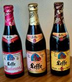 3x Volle oude Leffe bier uit Belgie collector's item, Verzamelen, Biermerken, Ophalen of Verzenden, Zo goed als nieuw, Flesje(s)