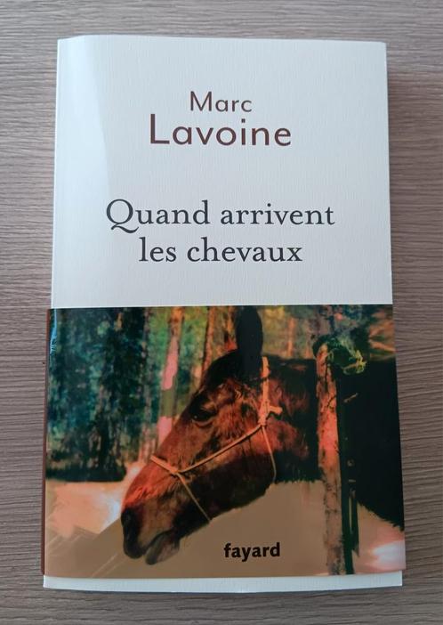 Marc Lavoine quand arrivent les chevaux, Boeken, Romans, Zo goed als nieuw, Ophalen of Verzenden