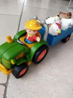 Tractor met boer en dieren, Kinderen en Baby's, Speelgoed | Overig, Zo goed als nieuw, Ophalen