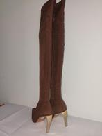 17C* Christian Lacroix - top cuissardes brunes luxe (40), Brun, Porté, Christian Lacroix, Bottes hautes