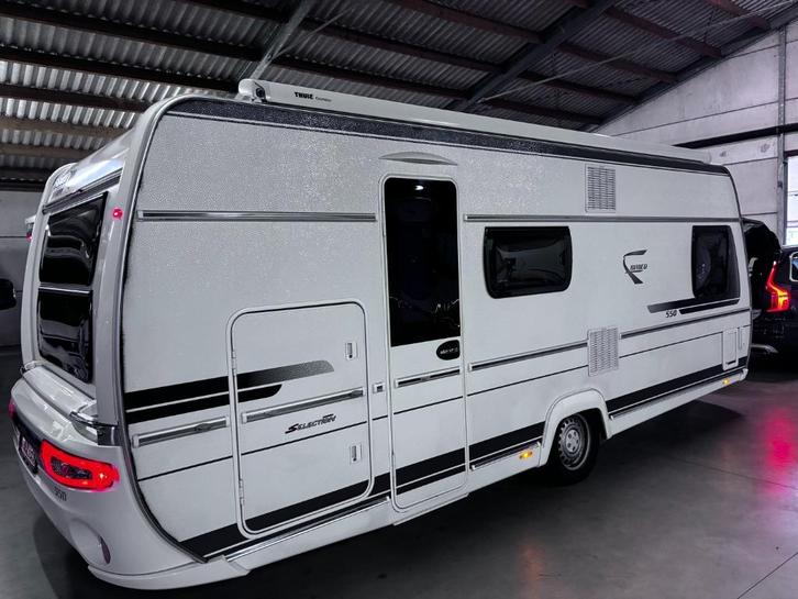 Caravan Fendt Bianco Selection 550 SKM, Caravans en Kamperen, Caravans, Particulier, tot en met 5, 1250 - 1500 kg, Standaardzit