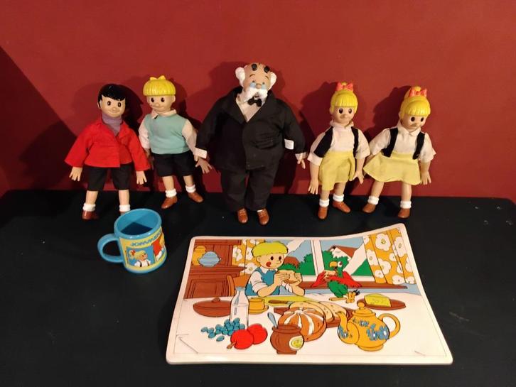 Jommeke poppen, placemat, tas, Boeken, Stripverhalen, Zo goed als nieuw, Ophalen